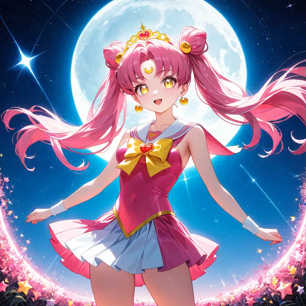 Anime Clásico IA - Estética de los 90 como Sailor Moon