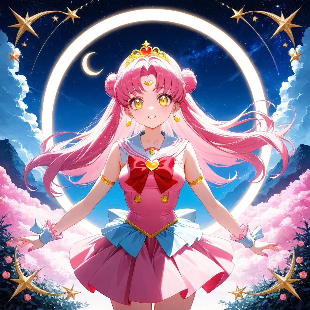 Anime Clásico IA - Estética de los 90 como Sailor Moon