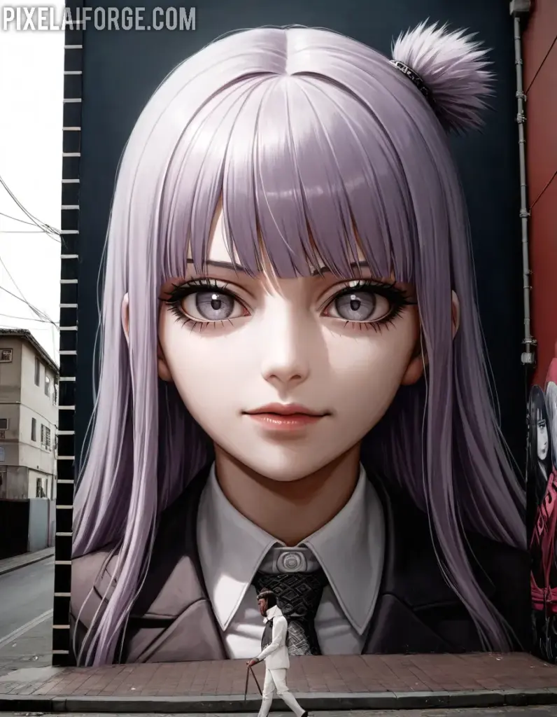 Kyouko Kirigiri Una detective fría pero brillante, recreada con IA