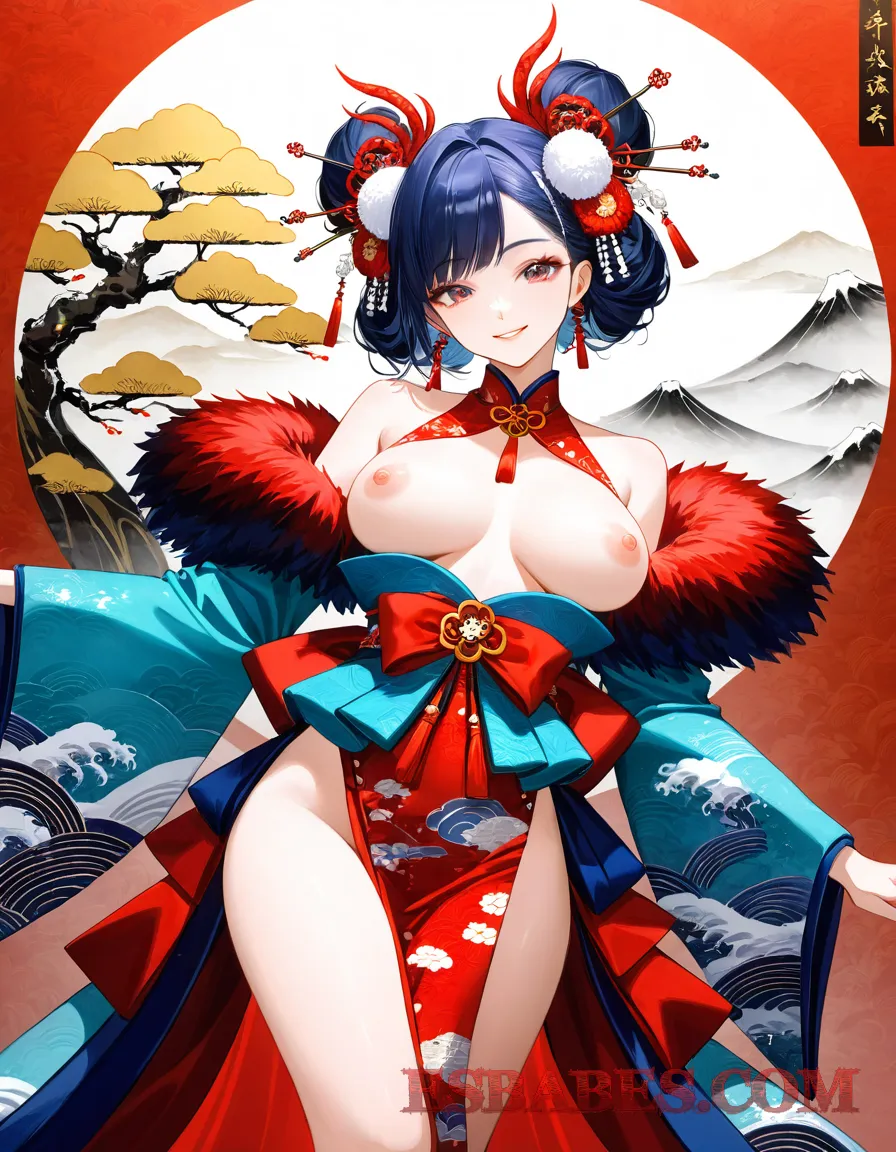 Arte erótico de Chicas Nude De Instagram Ocho generado por IA