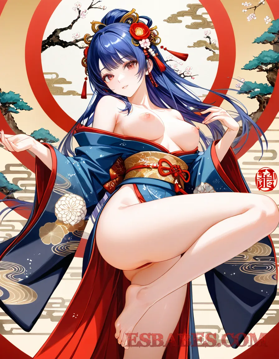 Arte erótico de Chloe Bechini Desnuda generado por IA