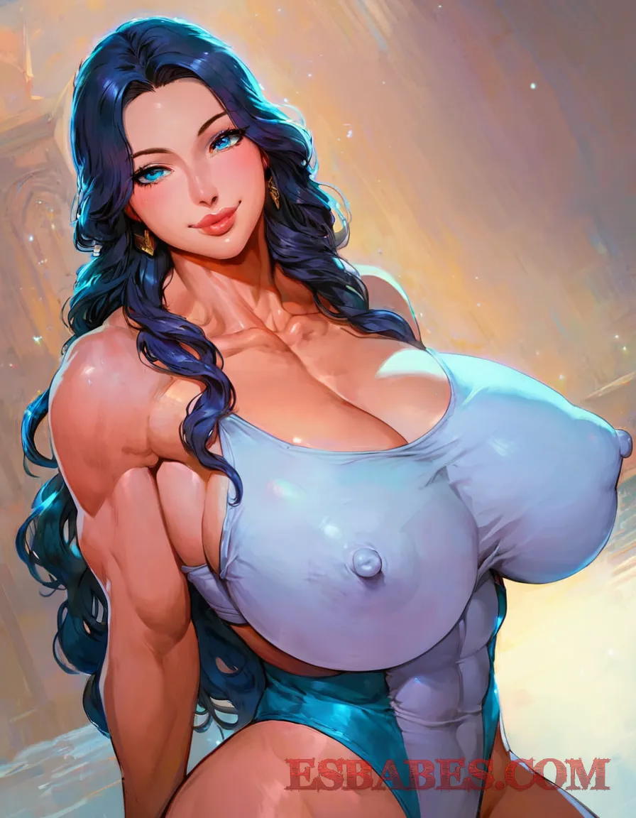 Arte erótico de Lana Rhoades Posando Sexy generado por IA