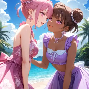 Anime Beach Friendship: Summer Style and Serenity Anime Beach Friendship: Summer Style and Serenity
