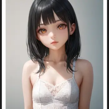 Arte Anime de Chica con Cabello Mojado Creado con Fooocus AI Arte Anime de Chica con Cabello Mojado Creado con Fooocus AI