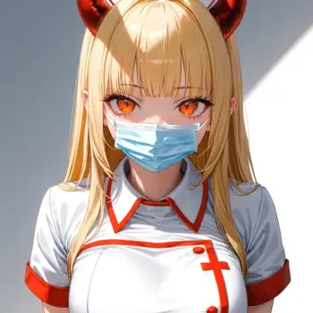 Arte Anime de Enfermera Demoníaca Creado con Fooocus AI