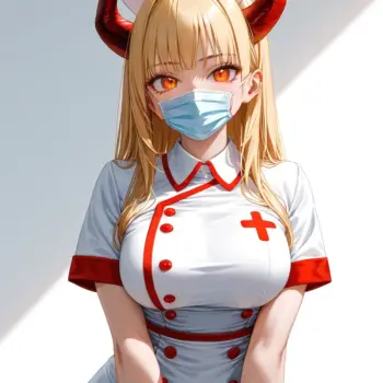 Arte Anime de Enfermera Demoníaca Creado con Fooocus AI