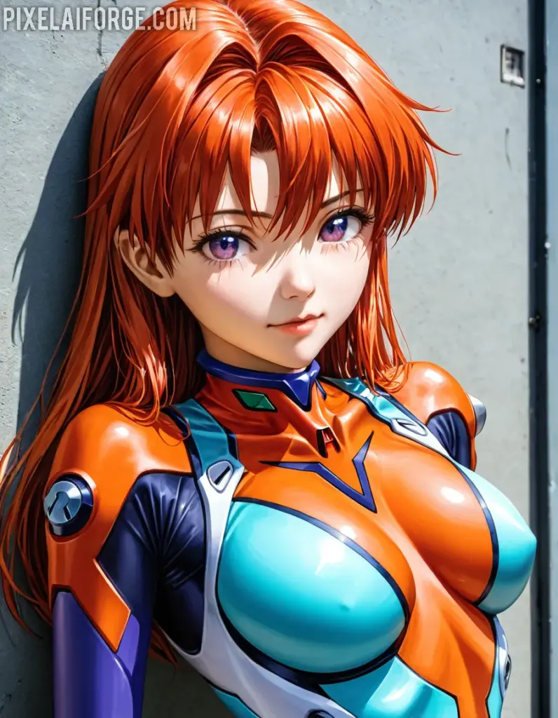Arte Anime de Piloto Eva Creado con Fooocus AI