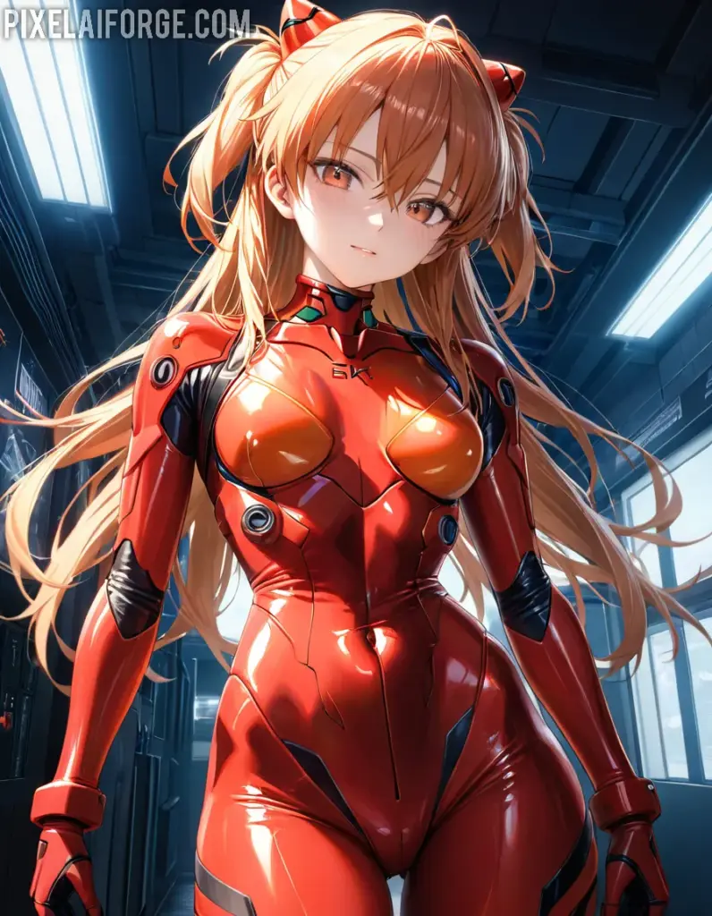 Asuka Evangelion nacionalidad alemana y estadounidense