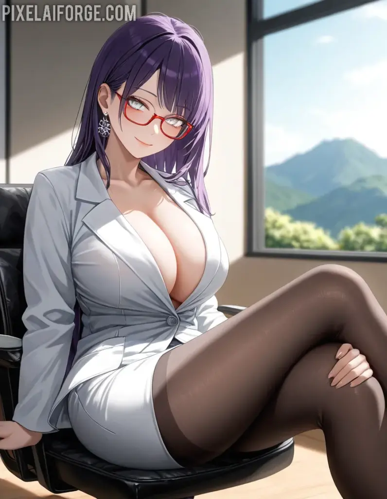 Dr. Hitomi Misterio profesional en High-Rise Invasion