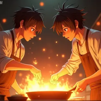 Sōma y Hayama se enfrentan en uno de los duelos más intensos de Shokugeki no Soma