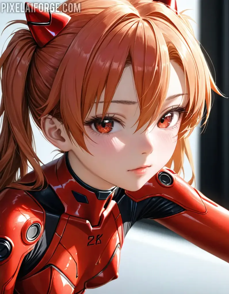Imágenes Ultra-Detalladas Generadas por IA de Asuka Langley Soryu