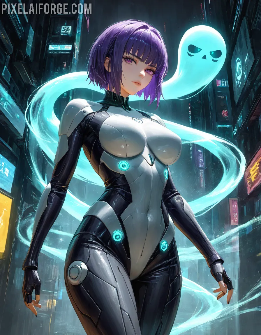 Kusanagi Motoko La Mayor de Ghost in the Shell