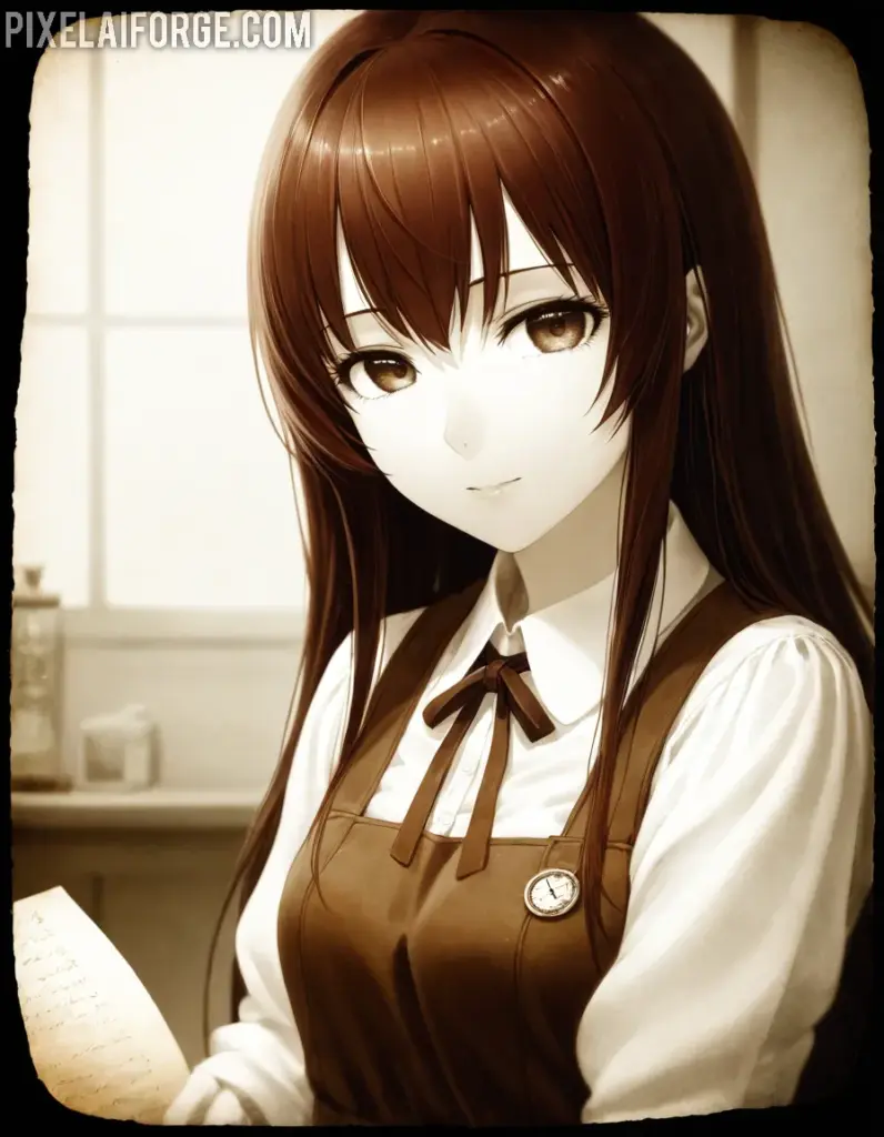 Makise Kurisu 18 años, genio de Steins;Gate