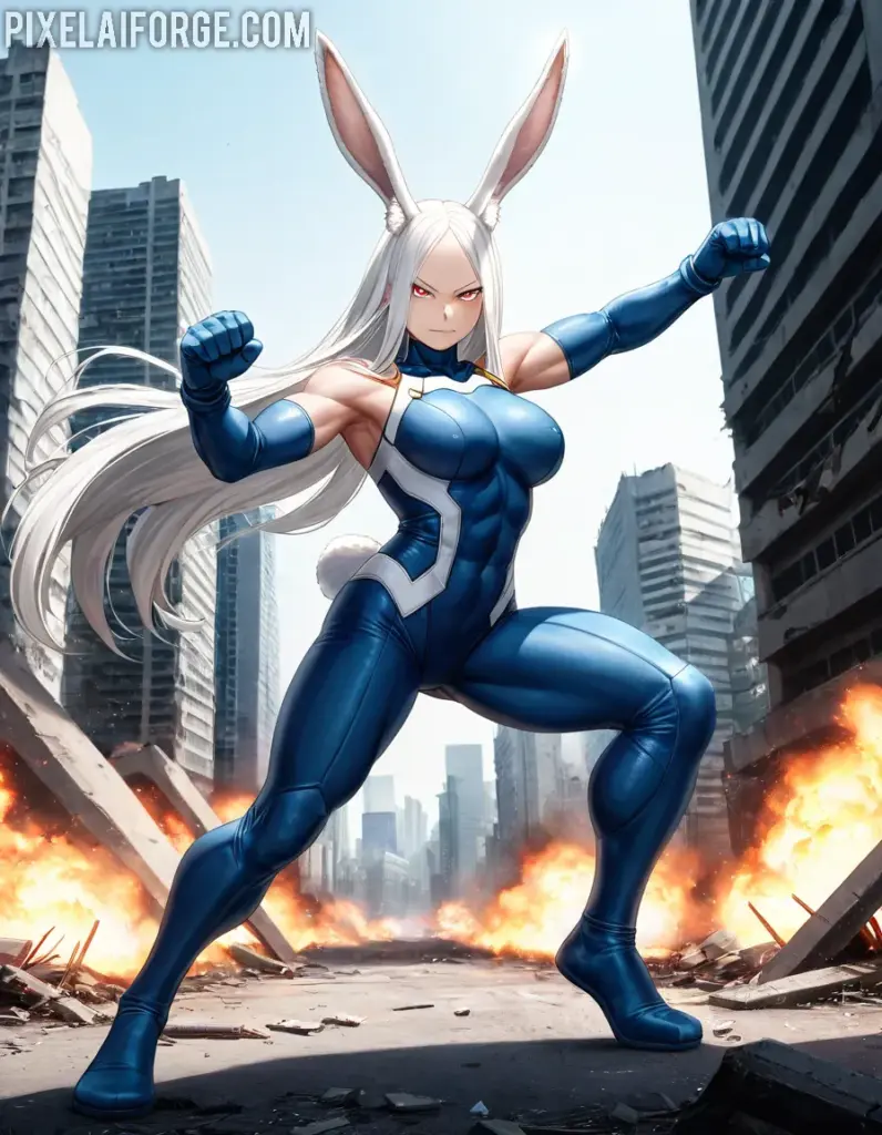 Mirko 27 años de poder heroico en My Hero Academia