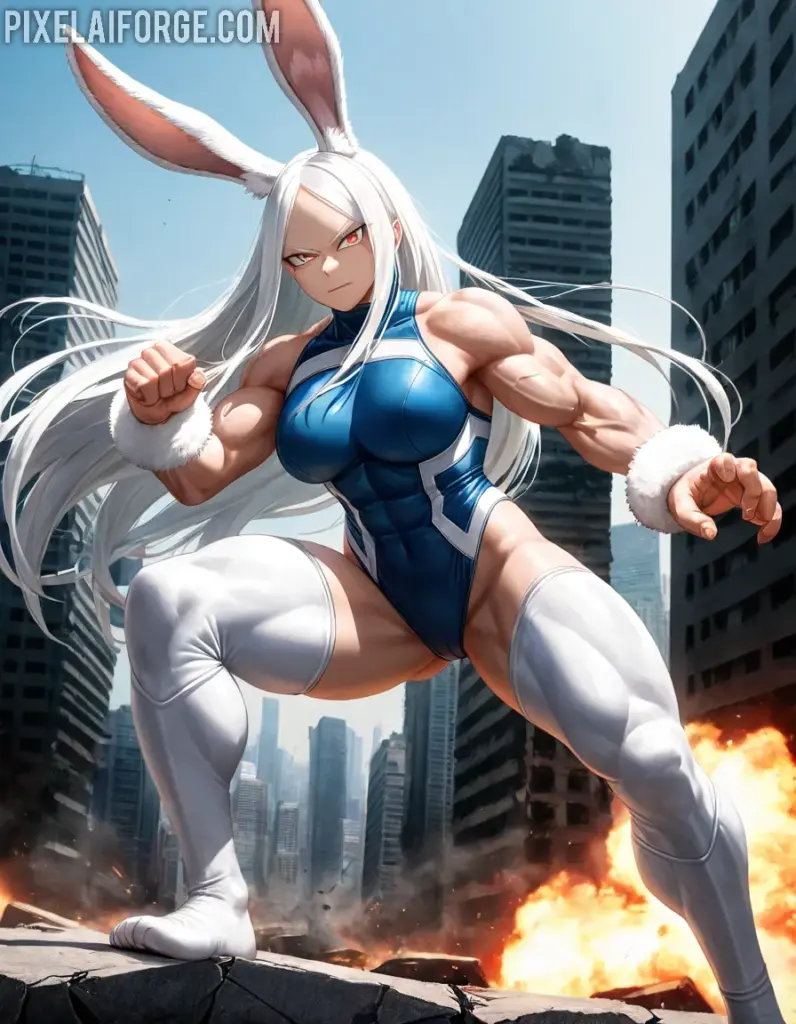 Mirko 27 años de poder heroico en My Hero Academia