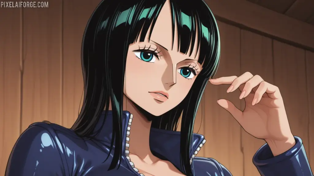 Robin es la única sobreviviente de Ohara, una isla destruida por el Gobierno Mundial.