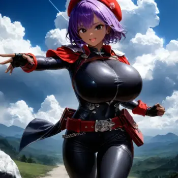 Personaje de Anime con Armadura: Arte Digital Épico Personaje de Anime con Armadura: Arte Digital Épico