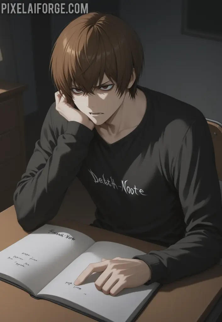 Primer Uso del Death Note El Nacimiento de Kira
