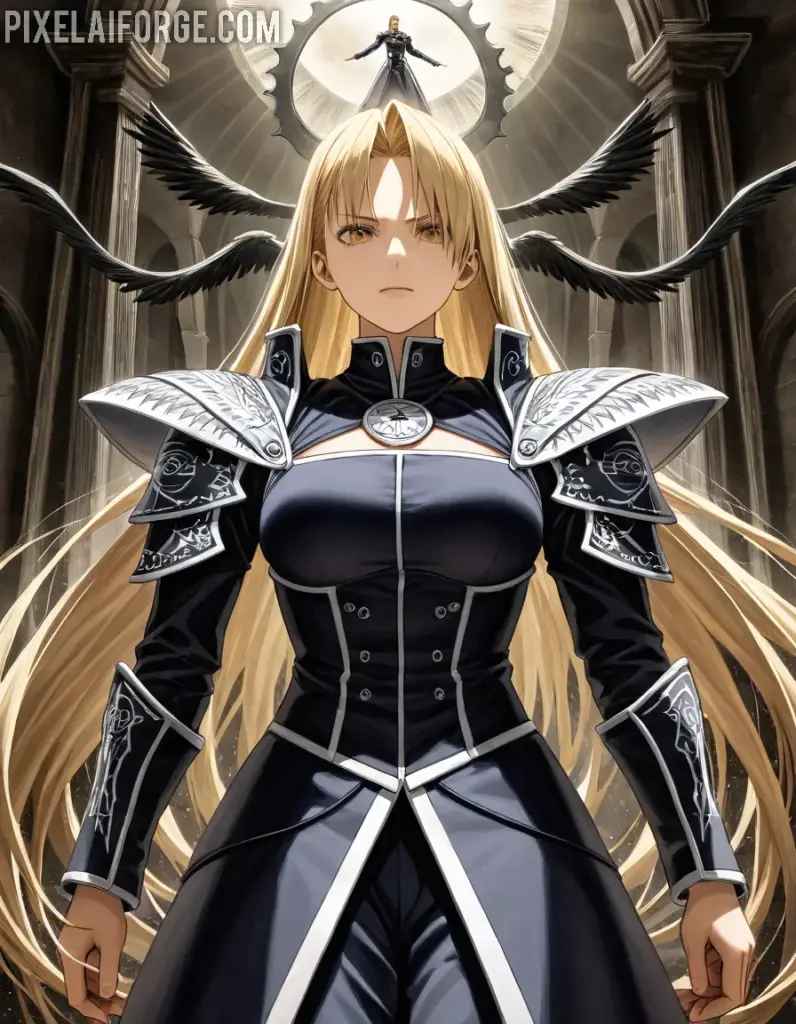 Riza Hawkeye 25 años, francotiradora de Fullmetal Alchemist