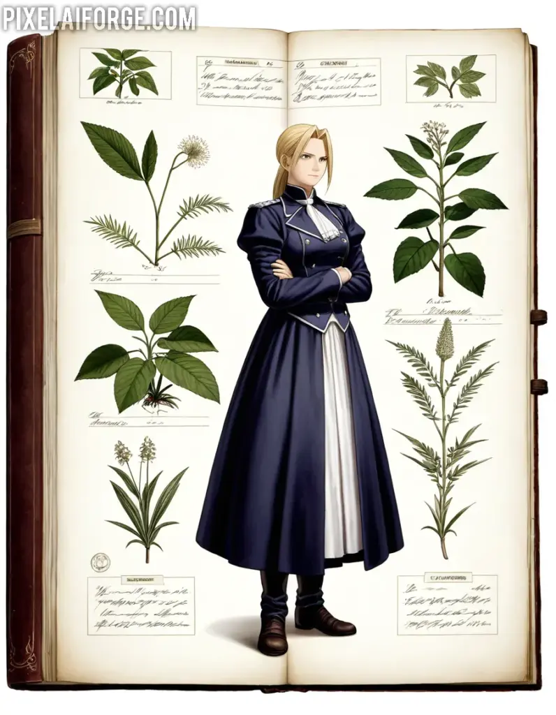 Riza Hawkeye 25 años, francotiradora de Fullmetal Alchemist