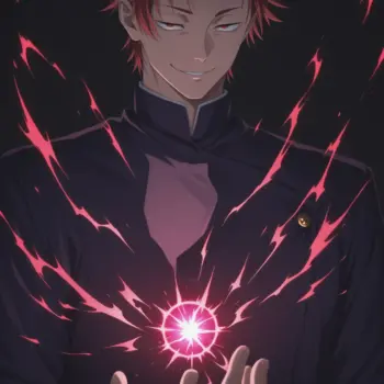 Ilustracion anime genegada por IA de Satoru Gojo El Ilimitado y el Poder Más Fuerte en Jujutsu Kaisen