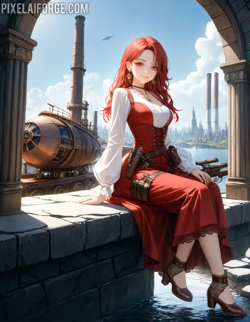Steampunk Adventurer 20-25 años de valentía en anime