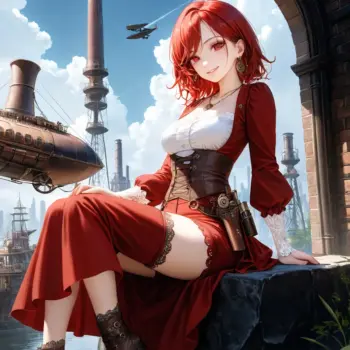 Steampunk Adventurer 20-25 años de valentía en anime