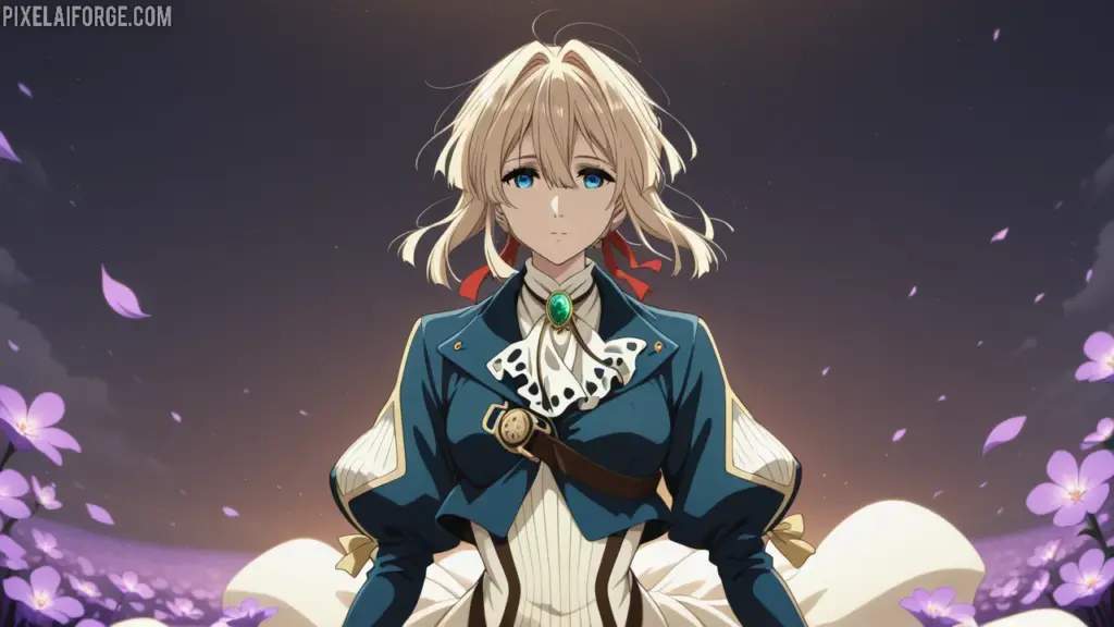 Violet es la encarnación del desarrollo emocional y la superación del trauma en el anime.