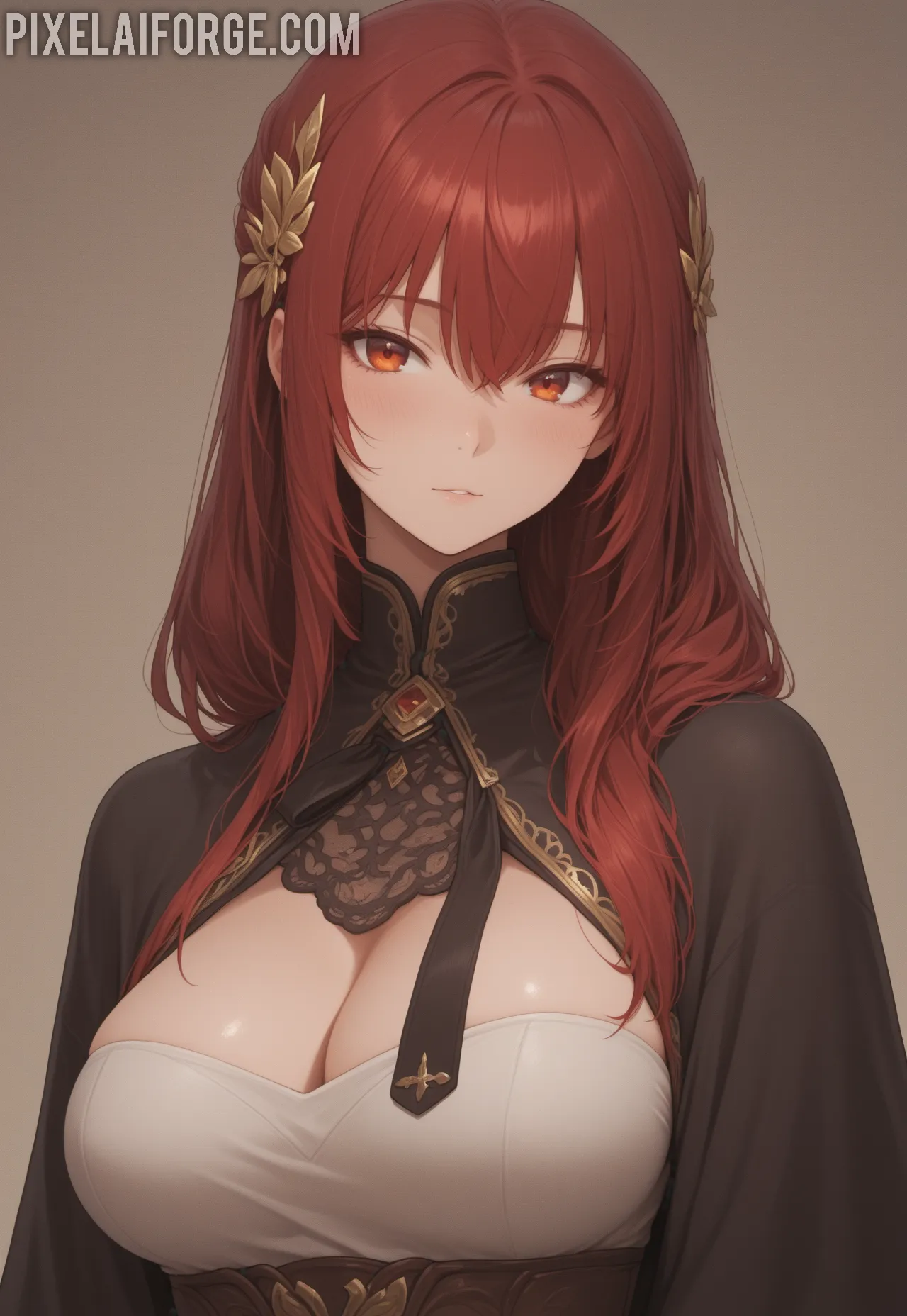 Arte ilustración increíble de Anime Streaming Anime Series Ecchi Kemonomimi Senpai generado por IA