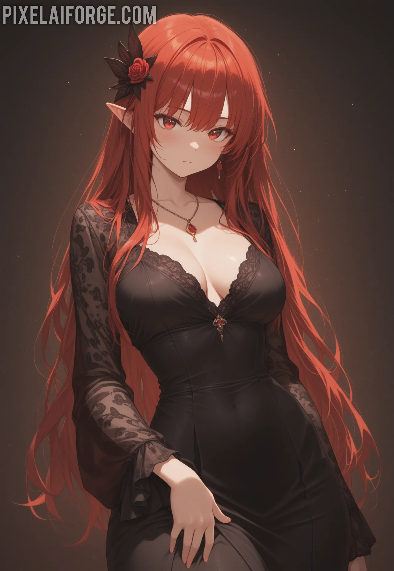 Arte ilustración increíble de Apothecary Diaries Mashle Anime 2025 Tokyo Revengers Catgirl generado por IA