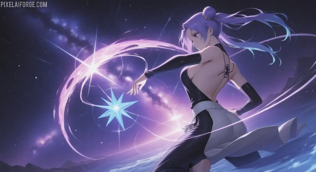 nterfaz holográfica de Crunchyroll Premium para ver anime como Naruto y Bleach en 2025.