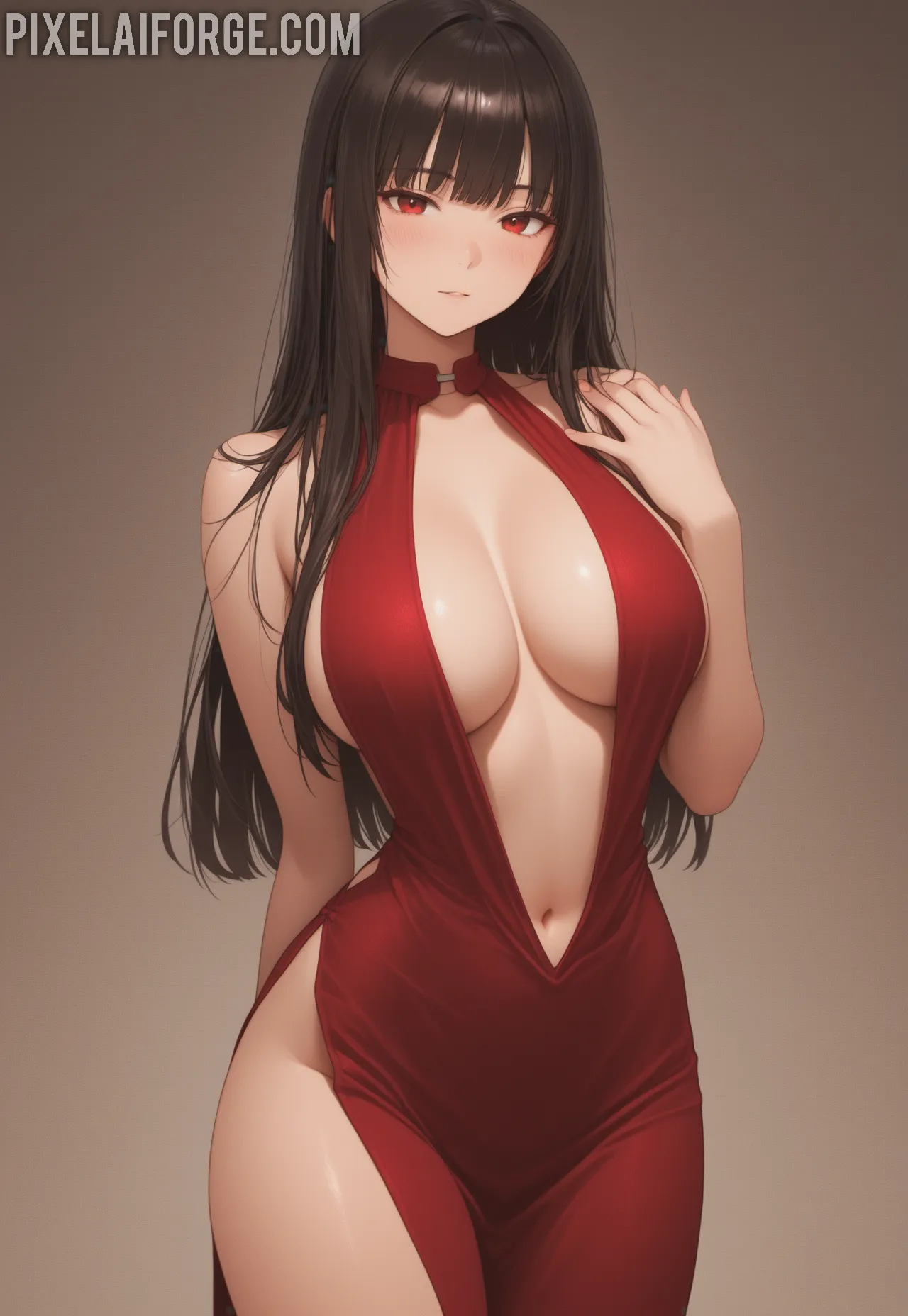 Arte ilustración increíble de Dandadan Kaiju No 8 Demon Slayer Kemonomimi Shounen Ai generado por IA