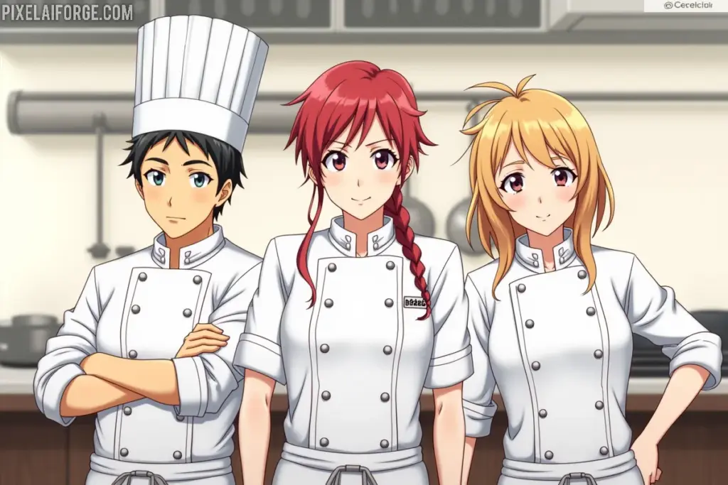 Elite Ten de Totsuki con AnimeID para ver Shokugeki no Soma gratis.
