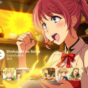 Erina Nakiri con Crunchyroll para ver Shokugeki no Soma online en español.