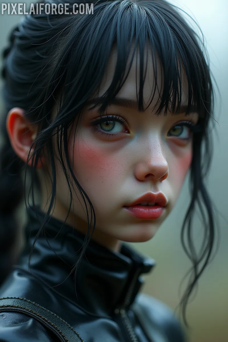 Arte hechos históricos increíbles de Girl Ginger Cute Seductive generado por IA