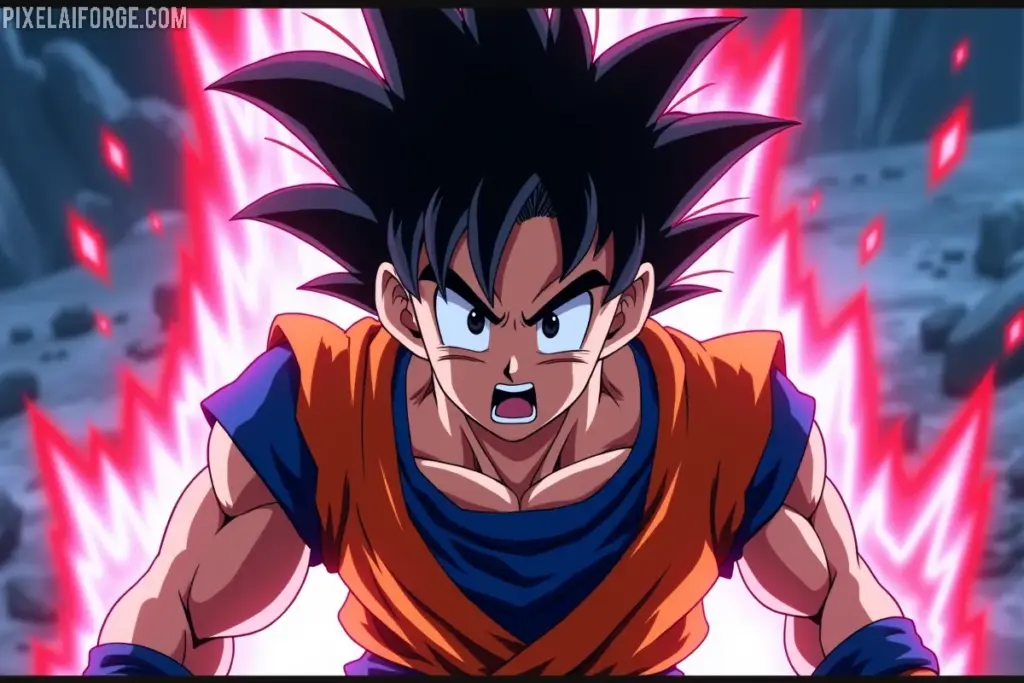 Gohan Ultimate en una interfaz de Netflix para ver Dragon Ball Z online en español.
