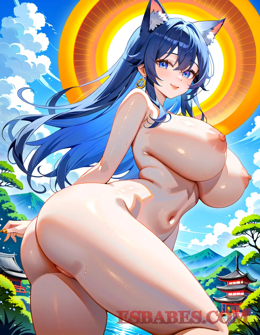 Arte ilustración increíble de Jujutsu Kaisen Anime Characters Anime Expo Lolicon Tsundere generado por IA