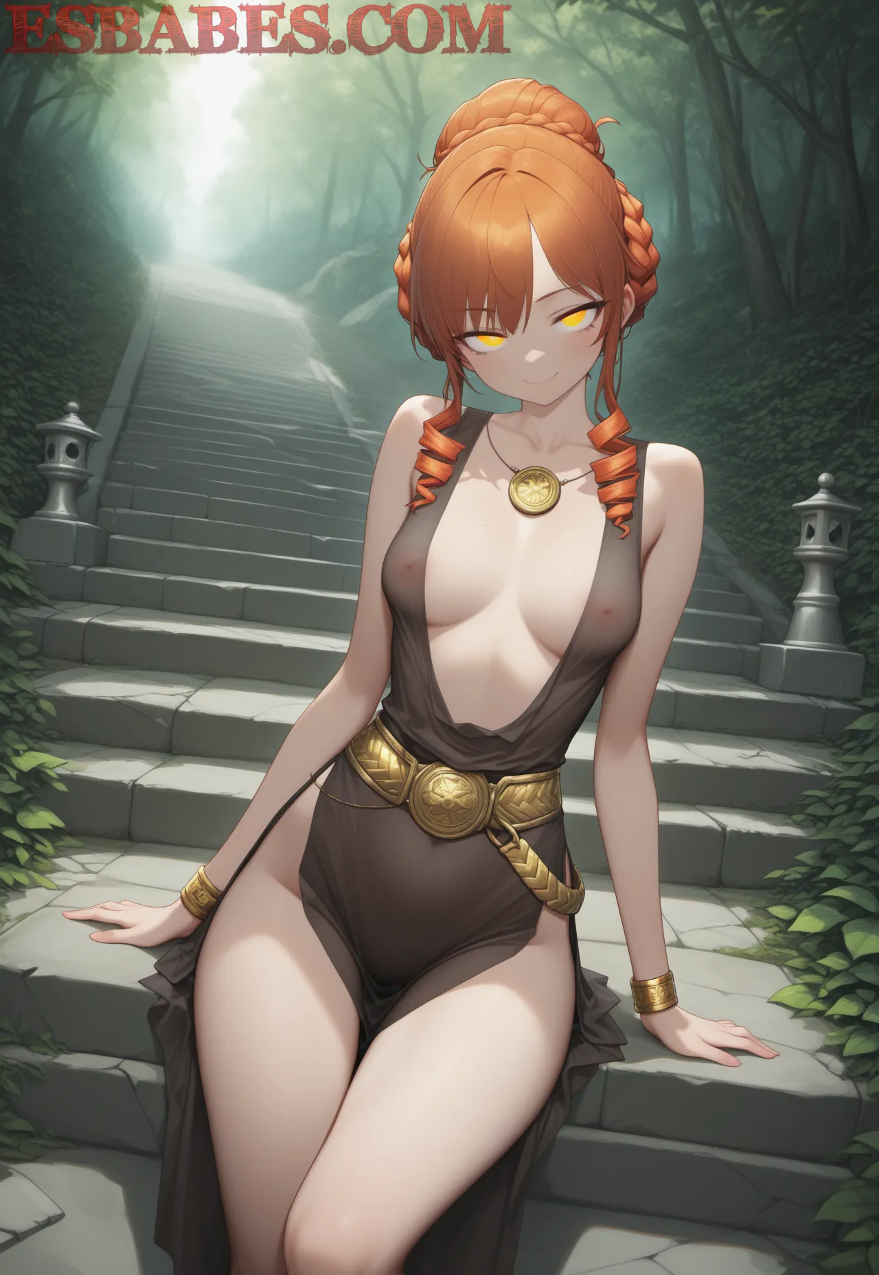 Arte ilustración increíble de Kaiju No 8 Anime Girl Ecchi Catgirl Lolicon generado por IA