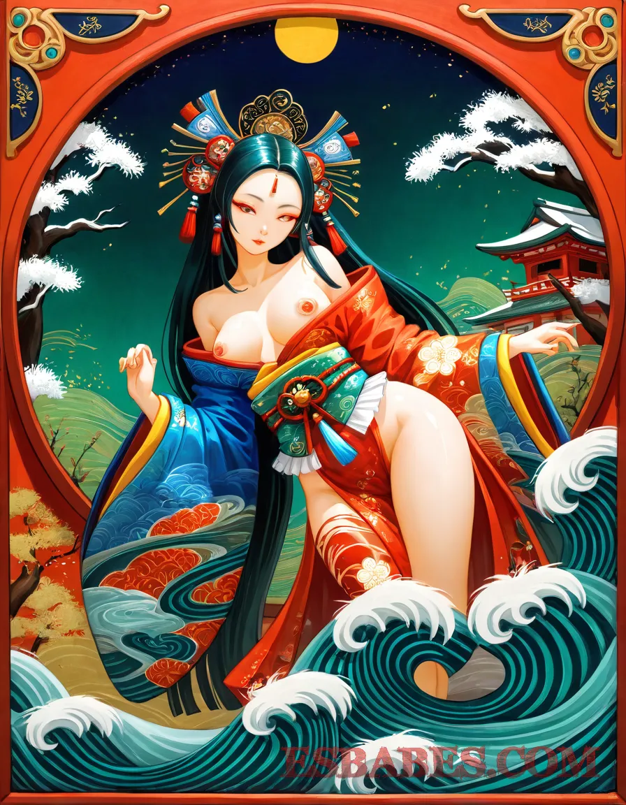 Arte hechos históricos increíbles de Mashle Netflix Anime Luffy Tentacle Maid generado por IA