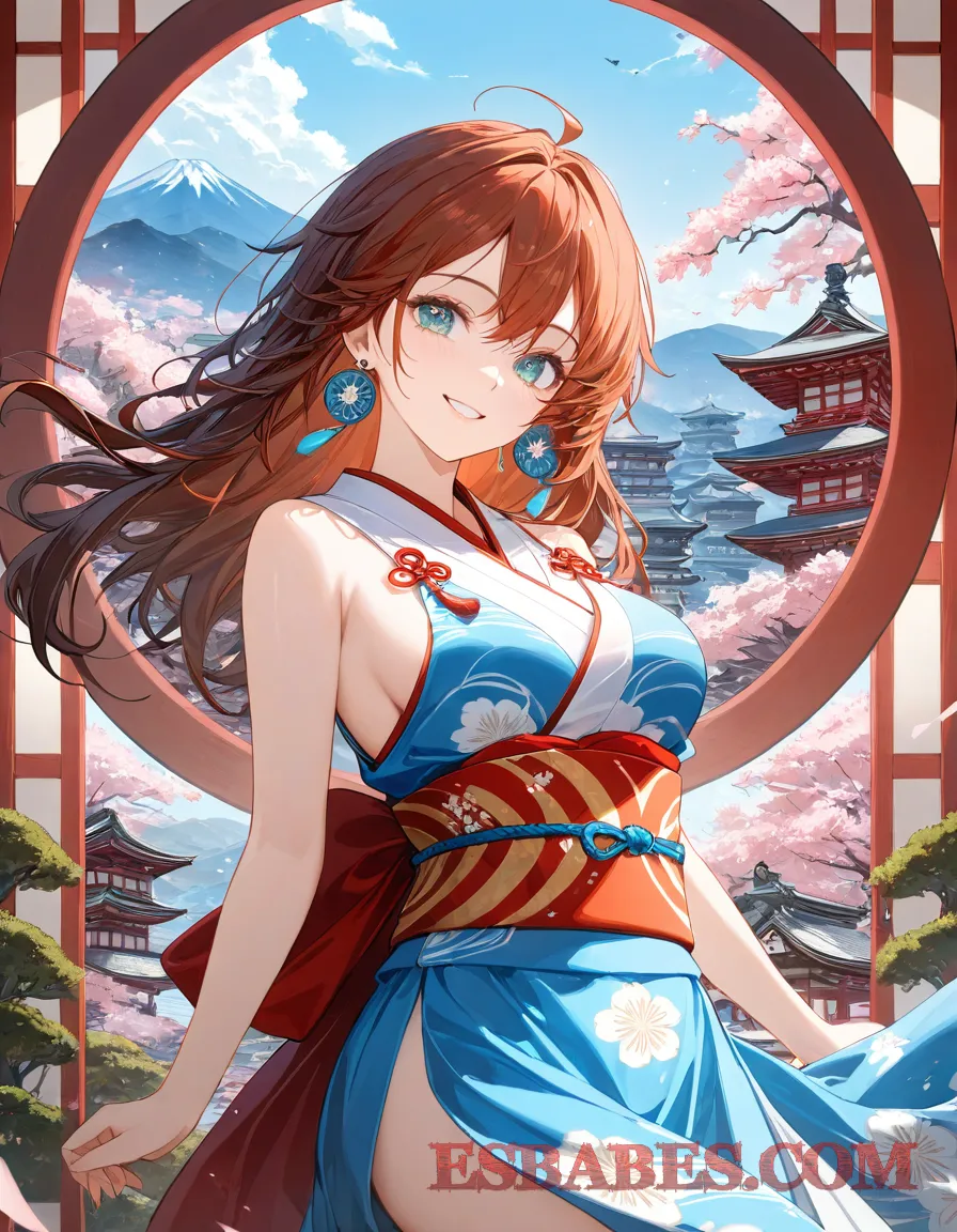 Arte hechos históricos increíbles de Naruto Hidive Tokyo Revengers Kawaii Maid generado por IA