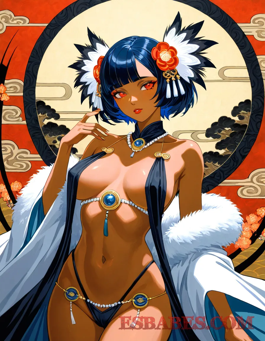 Arte ilustración increíble de One Piece Free Anime Gojo Satoru Haikyuu Catgirl generado por IA