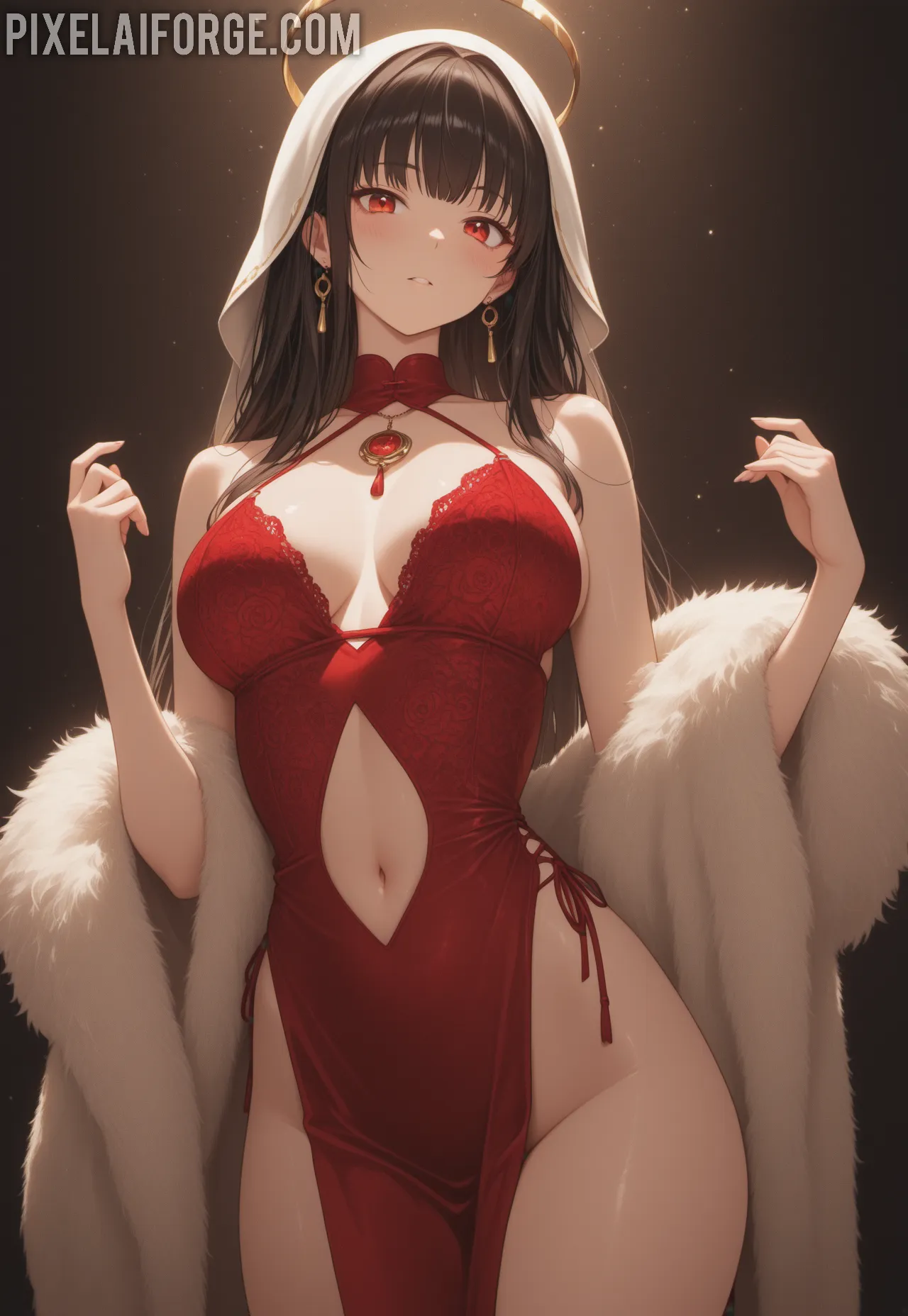 Arte ilustración increíble de One Piece Mashle Anime Series Moe Yandere generado por IA