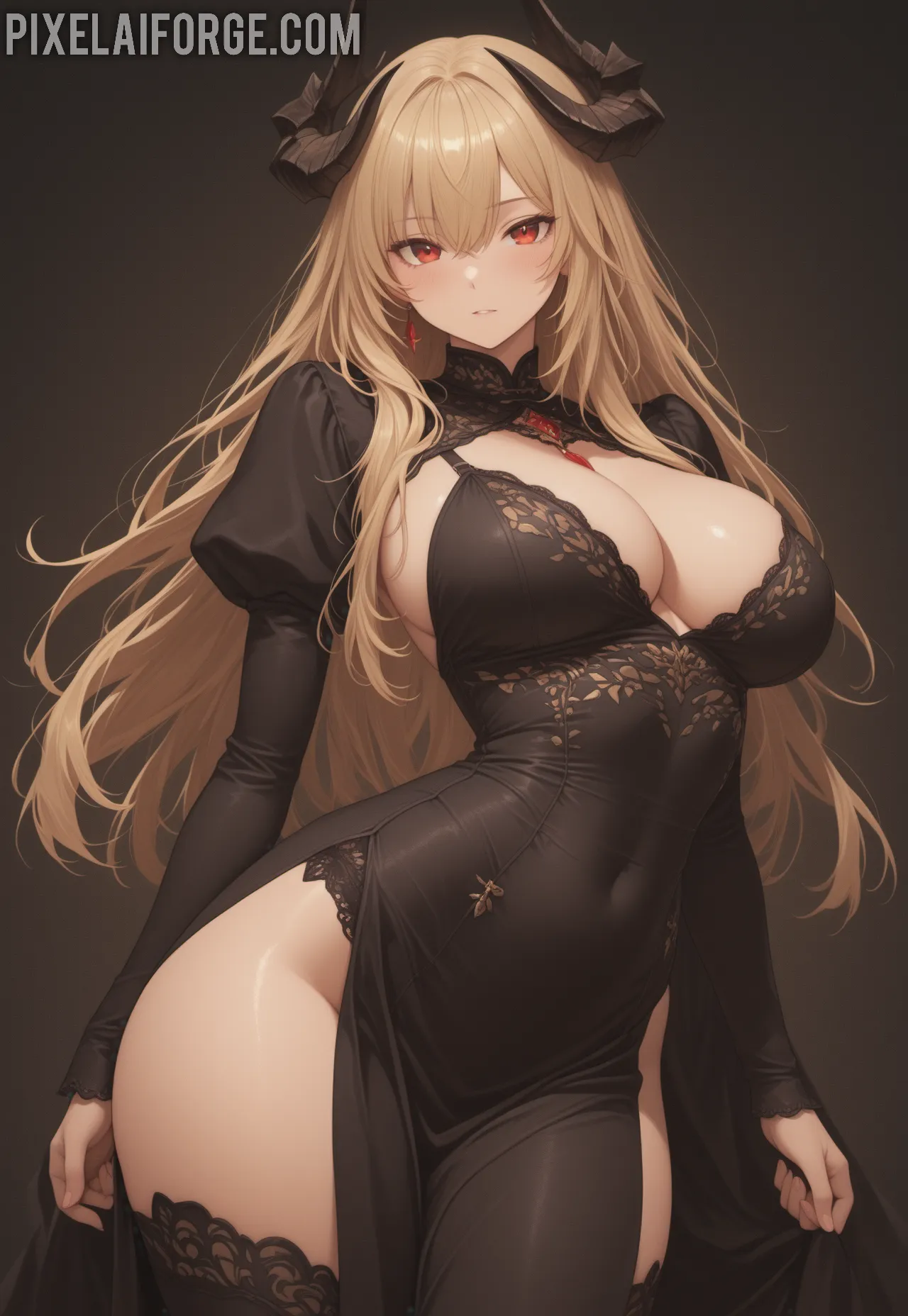 Arte ilustración increíble de Poringueras Amateur 2 generado por IA