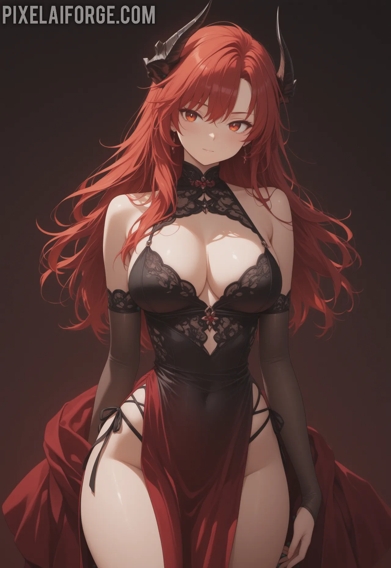 Arte ilustración increíble de Rachel Cook Desnuda En Una Playa Exotica 2 generado por IA