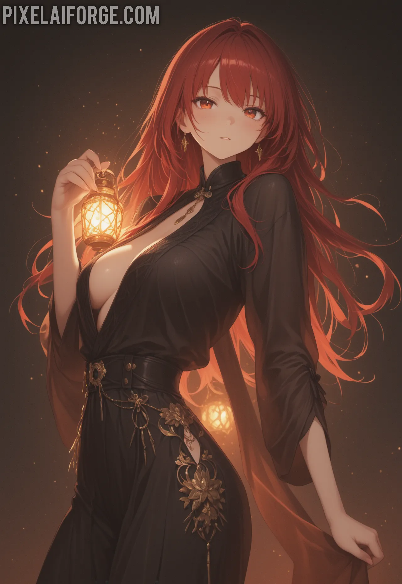 Arte ilustración increíble de Una Gatita Muy Salvaje generado por IA