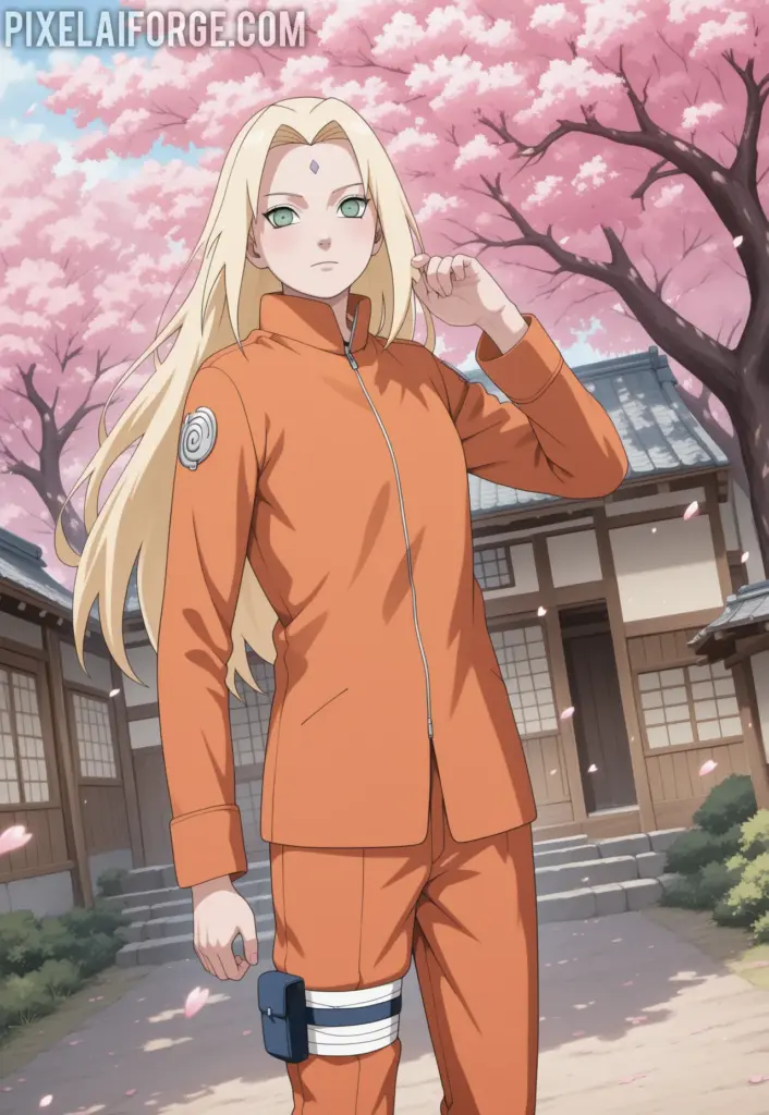 Aiko amidst Cherry Blossoms