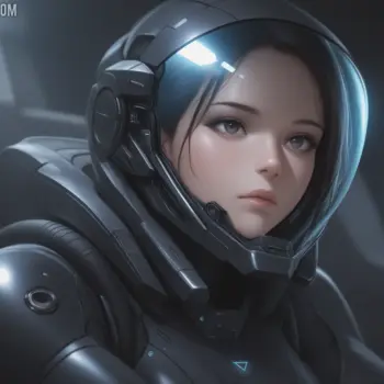Aiko in Spacesuit