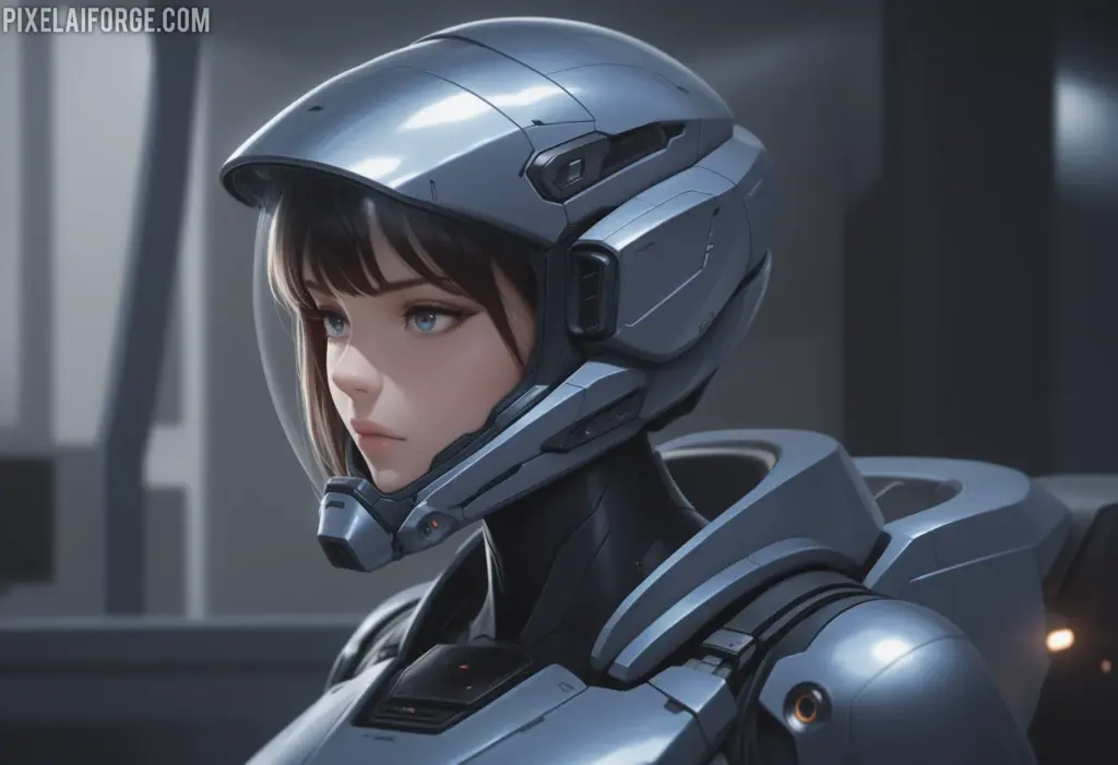 Aiko in Spacesuit