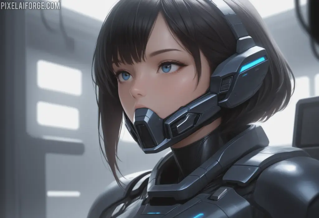 Aiko in Spacesuit