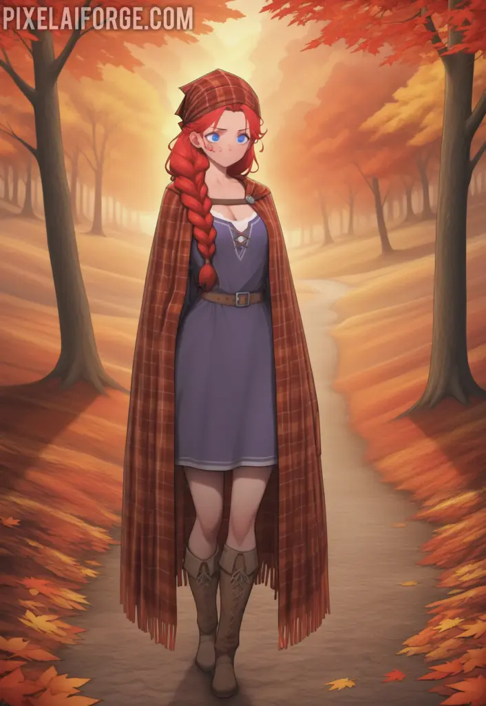 Eirwen in the Autumn Forest